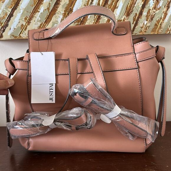 JustFab | Blush Backpack Purse NWT main image 11